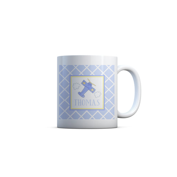 personalized kid cup airplane