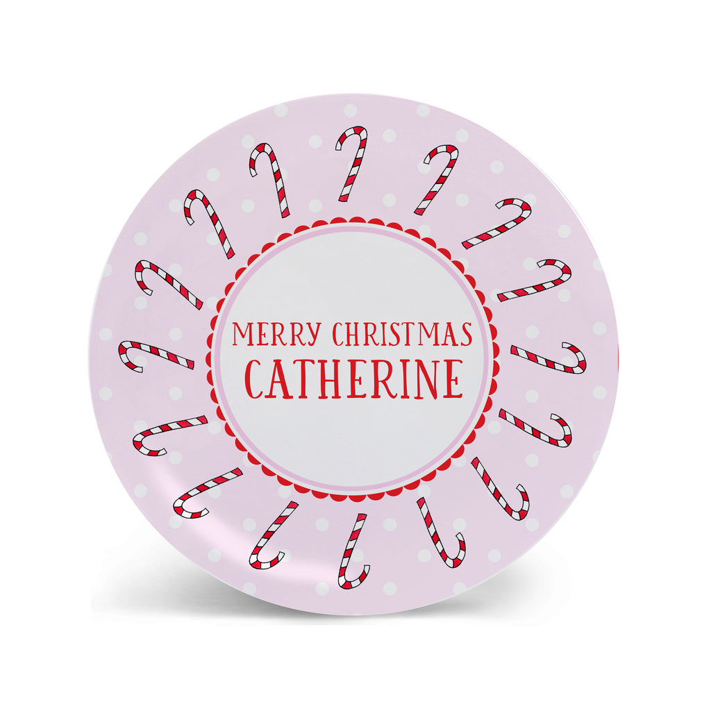 personalized christmas plate for kids melamine child plate