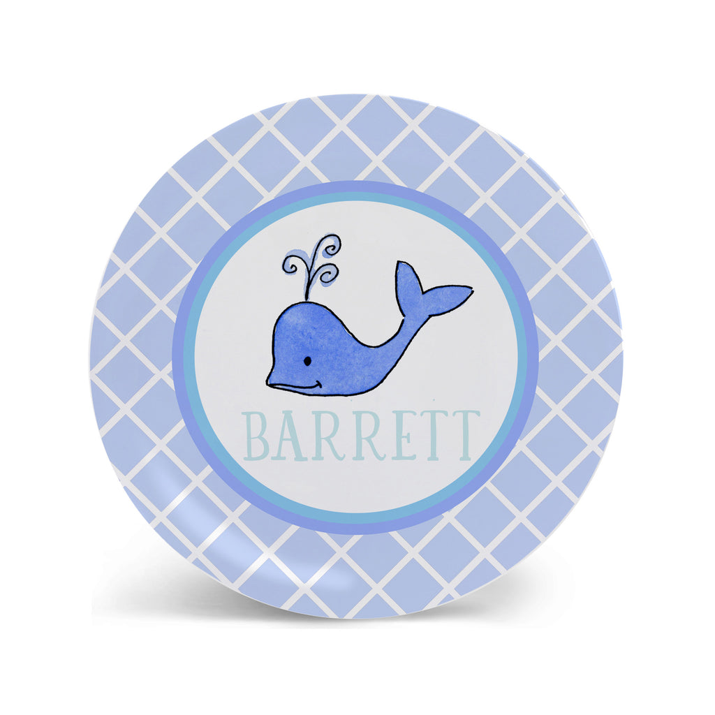 sports balls melamine personalized plate for kids