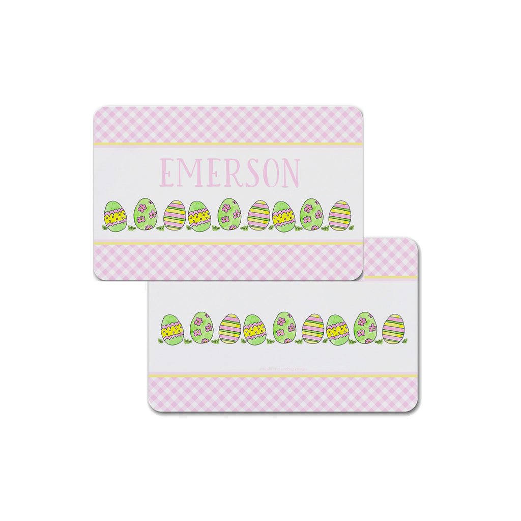 Easter Eggs Personalized Placemat Place mat for Kids