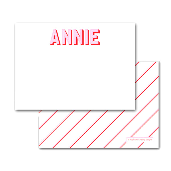 shadow letter note cards personalized stationery shadow monogram stationary
