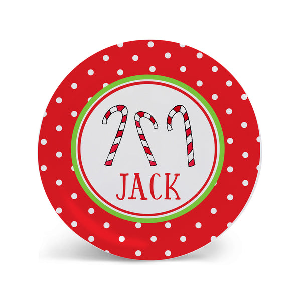 personalized christmas plate for kids